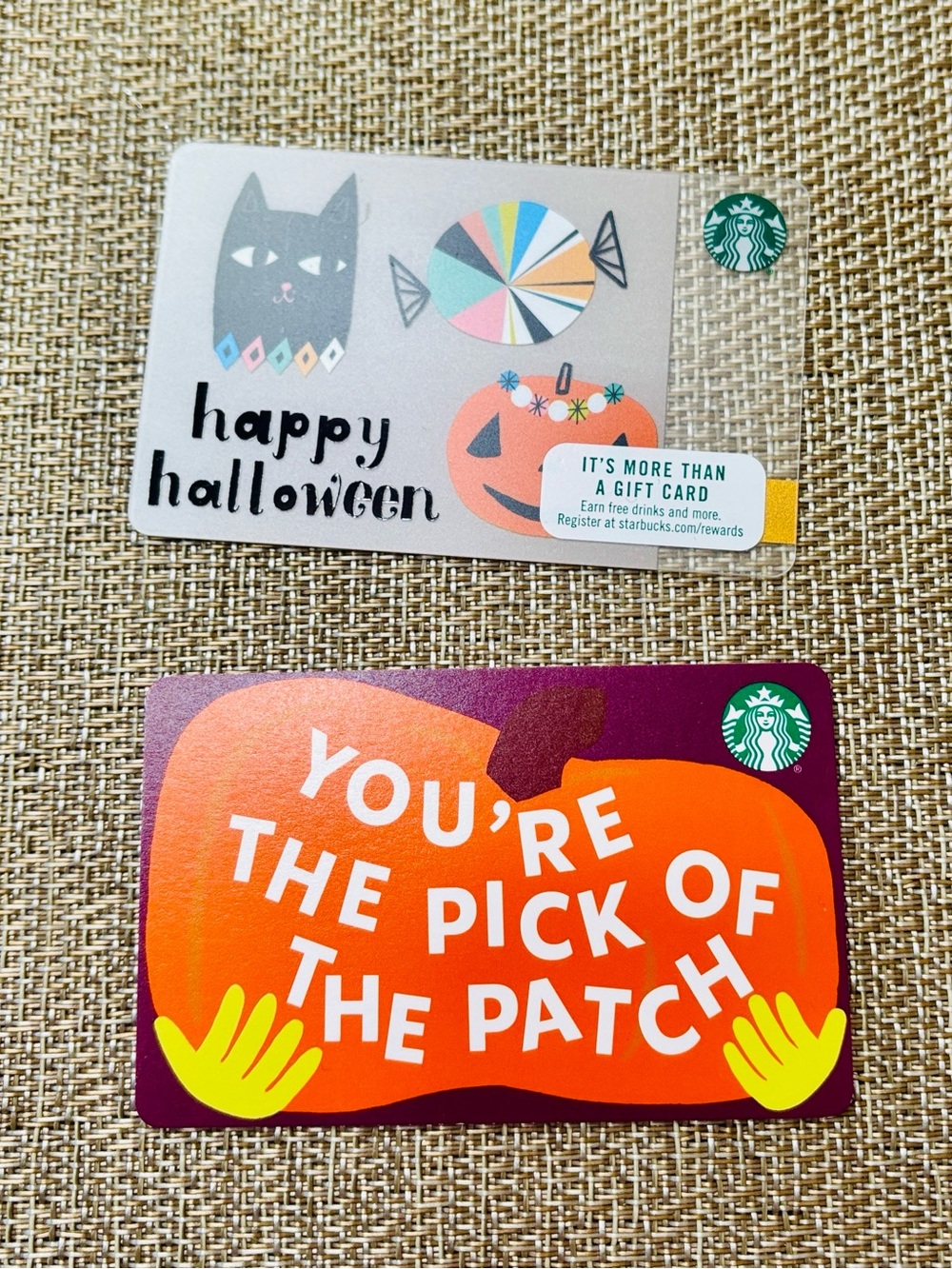 STARBUCKS Pumpkin Patch & Halloween Gift Cards 🎃🧡
